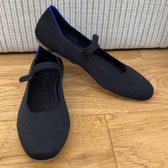 NEW Rothy’s The Square Toe Mary Jane in Black Size 9 - Picture 3 of 16